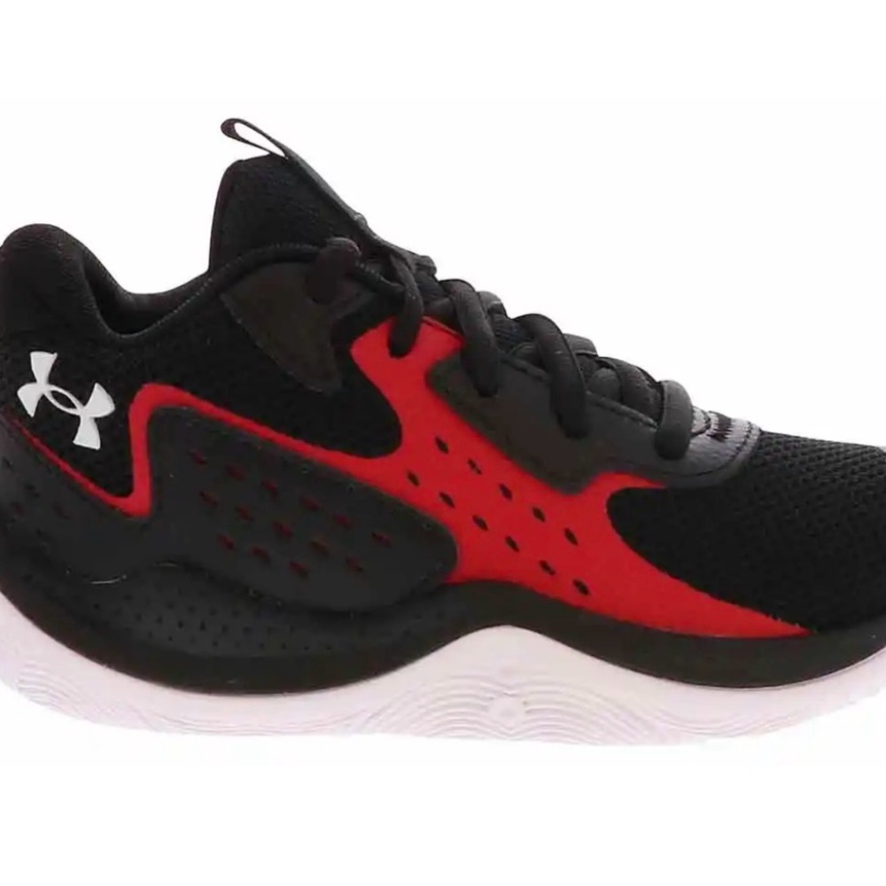 Under Armour Jet '23 basketball shoe in a black and red colorway Size 7